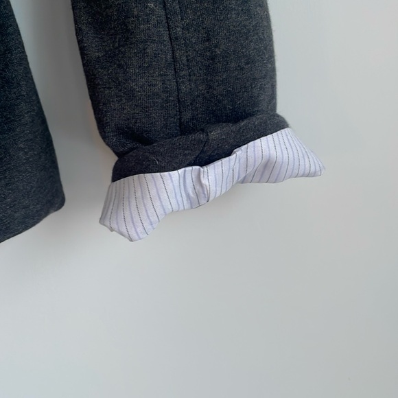 Aritzia Talula Pima Cotton Blazer - Size XS - Charcoal colour - Picture 4 of 6